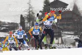 22.12.2019, Annecy-Le Grand Bornand, France (FRA): Simon Schempp (GER), Philipp Horn (GER), (l-r) -  IBU world cup biathlon, mass men, Annecy-Le Grand Bornand (FRA). www.nordicfocus.com. © Manzoni/NordicFocus. Every downloaded picture is fee-liable.