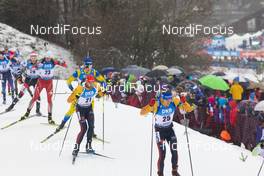 22.12.2019, Annecy-Le Grand Bornand, France (FRA): Arnd Peiffer (GER), Simon Schempp (GER), (l-r) -  IBU world cup biathlon, mass men, Annecy-Le Grand Bornand (FRA). www.nordicfocus.com. © Manzoni/NordicFocus. Every downloaded picture is fee-liable.