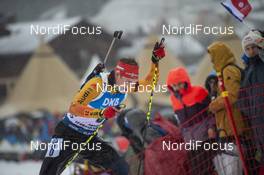 22.12.2019, Annecy-Le Grand Bornand, France (FRA): Doll Benedikt Doll (Ger) -  IBU world cup biathlon, mass men, Annecy-Le Grand Bornand (FRA). www.nordicfocus.com. © Thibaut/NordicFocus. Every downloaded picture is fee-liable.