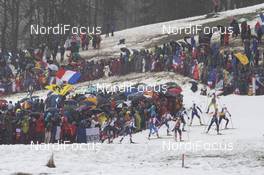 22.12.2019, Annecy-Le Grand Bornand, France (FRA): Event Feature: undefined athlete compete on the track -  IBU world cup biathlon, mass women, Annecy-Le Grand Bornand (FRA). www.nordicfocus.com. © Manzoni/NordicFocus. Every downloaded picture is fee-liable.