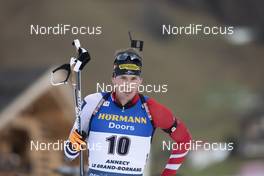 21.12.2019, Annecy-Le Grand Bornand, France (FRA): Julian Eberhard (AUT) -  IBU world cup biathlon, pursuit men, Annecy-Le Grand Bornand (FRA). www.nordicfocus.com. © Manzoni/NordicFocus. Every downloaded picture is fee-liable.