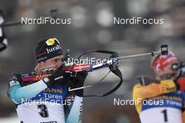 21.12.2019, Annecy-Le Grand Bornand, France (FRA): Quentin Fillon Maillet (FRA) -  IBU world cup biathlon, pursuit men, Annecy-Le Grand Bornand (FRA). www.nordicfocus.com. © Manzoni/NordicFocus. Every downloaded picture is fee-liable.