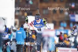 21.12.2019, Annecy-Le Grand Bornand, France (FRA): Sean Doherty (USA) -  IBU world cup biathlon, pursuit men, Annecy-Le Grand Bornand (FRA). www.nordicfocus.com. © Manzoni/NordicFocus. Every downloaded picture is fee-liable.