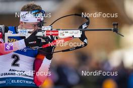 21.12.2019, Annecy-Le Grand Bornand, France (FRA): Tarjei Boe (NOR) -  IBU world cup biathlon, pursuit men, Annecy-Le Grand Bornand (FRA). www.nordicfocus.com. © Thibaut/NordicFocus. Every downloaded picture is fee-liable.