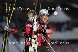 21.12.2019, Annecy-Le Grand Bornand, France (FRA): Tiril Eckhoff (NOR), Ingrid Landmark Tandrevold (NOR), (l-r) -  IBU world cup biathlon, pursuit women, Annecy-Le Grand Bornand (FRA). www.nordicfocus.com. © Manzoni/NordicFocus. Every downloaded picture is fee-liable.