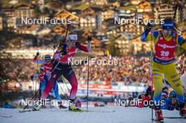 21.12.2019, Annecy-Le Grand Bornand, France (FRA): Karoline Offigstad Knotten (NOR) -  IBU world cup biathlon, pursuit women, Annecy-Le Grand Bornand (FRA). www.nordicfocus.com. © Thibaut/NordicFocus. Every downloaded picture is fee-liable.
