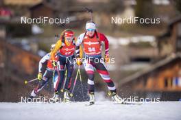 21.12.2019, Annecy-Le Grand Bornand, France (FRA): Janina Hettich (GER) -  IBU world cup biathlon, pursuit women, Annecy-Le Grand Bornand (FRA). www.nordicfocus.com. © Thibaut/NordicFocus. Every downloaded picture is fee-liable.