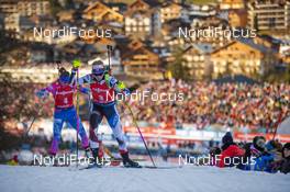 21.12.2019, Annecy-Le Grand Bornand, France (FRA): Justine Braisaz (FRA) -  IBU world cup biathlon, pursuit women, Annecy-Le Grand Bornand (FRA). www.nordicfocus.com. © Thibaut/NordicFocus. Every downloaded picture is fee-liable.