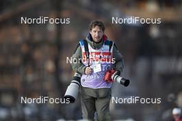 21.12.2019, Annecy-Le Grand Bornand, France (FRA): Christophe Pallot (FRA), photographer agence Zoom -  IBU world cup biathlon, pursuit women, Annecy-Le Grand Bornand (FRA). www.nordicfocus.com. © Manzoni/NordicFocus. Every downloaded picture is fee-liable.
