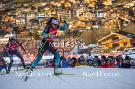 21.12.2019, Annecy-Le Grand Bornand, France (FRA): Caroline Colombo (FRA) -  IBU world cup biathlon, pursuit women, Annecy-Le Grand Bornand (FRA). www.nordicfocus.com. © Thibaut/NordicFocus. Every downloaded picture is fee-liable.
