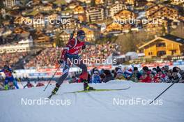 21.12.2019, Annecy-Le Grand Bornand, France (FRA): Baiba Bendika (LAT) -  IBU world cup biathlon, pursuit women, Annecy-Le Grand Bornand (FRA). www.nordicfocus.com. © Thibaut/NordicFocus. Every downloaded picture is fee-liable.
