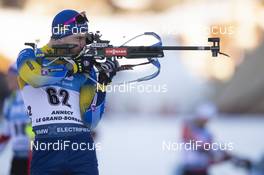19.12.2019, Annecy-Le Grand Bornand, France (FRA): Jesper Nelin (SWE) -  IBU world cup biathlon, sprint men, Annecy-Le Grand Bornand (FRA). www.nordicfocus.com. © Thibaut/NordicFocus. Every downloaded picture is fee-liable.