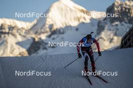 19.12.2019, Annecy-Le Grand Bornand, France (FRA): Roberts Slotins (LAT) -  IBU world cup biathlon, sprint men, Annecy-Le Grand Bornand (FRA). www.nordicfocus.com. © Thibaut/NordicFocus. Every downloaded picture is fee-liable.