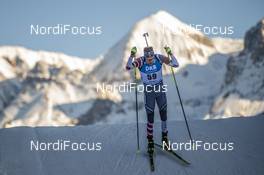 19.12.2019, Annecy-Le Grand Bornand, France (FRA): Leif Nordgren (USA) -  IBU world cup biathlon, sprint men, Annecy-Le Grand Bornand (FRA). www.nordicfocus.com. © Thibaut/NordicFocus. Every downloaded picture is fee-liable.