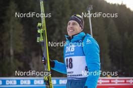 19.12.2019, Annecy-Le Grand Bornand, France (FRA): Quentin Fillon Maillet (FRA) -  IBU world cup biathlon, sprint men, Annecy-Le Grand Bornand (FRA). www.nordicfocus.com. © Thibaut/NordicFocus. Every downloaded picture is fee-liable.