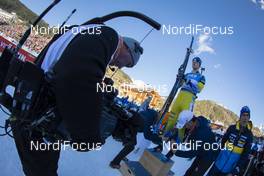 19.12.2019, Annecy-Le Grand Bornand, France (FRA): Sebastian Samuelsson (SWE) -  IBU world cup biathlon, sprint men, Annecy-Le Grand Bornand (FRA). www.nordicfocus.com. © Manzoni/NordicFocus. Every downloaded picture is fee-liable.