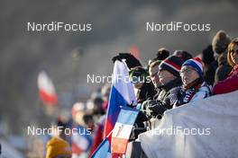 19.12.2019, Annecy-Le Grand Bornand, France (FRA): Event Feature: French Fans on the grand stand -  IBU world cup biathlon, sprint men, Annecy-Le Grand Bornand (FRA). www.nordicfocus.com. © Manzoni/NordicFocus. Every downloaded picture is fee-liable.