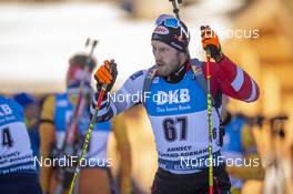 19.12.2019, Annecy-Le Grand Bornand, France (FRA): Dominik Landertinger (AUT) -  IBU world cup biathlon, sprint men, Annecy-Le Grand Bornand (FRA). www.nordicfocus.com. © Thibaut/NordicFocus. Every downloaded picture is fee-liable.