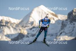 19.12.2019, Annecy-Le Grand Bornand, France (FRA): Fabien Claude (FRA) -  IBU world cup biathlon, sprint men, Annecy-Le Grand Bornand (FRA). www.nordicfocus.com. © Thibaut/NordicFocus. Every downloaded picture is fee-liable.