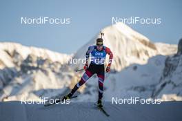 19.12.2019, Annecy-Le Grand Bornand, France (FRA): Julian Eberhard (AUT) -  IBU world cup biathlon, sprint men, Annecy-Le Grand Bornand (FRA). www.nordicfocus.com. © Thibaut/NordicFocus. Every downloaded picture is fee-liable.