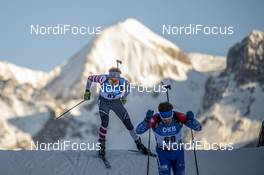19.12.2019, Annecy-Le Grand Bornand, France (FRA): Jake Brown (USA) -  IBU world cup biathlon, sprint men, Annecy-Le Grand Bornand (FRA). www.nordicfocus.com. © Thibaut/NordicFocus. Every downloaded picture is fee-liable.