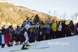 19.12.2019, Annecy-Le Grand Bornand, France (FRA): Florent Claude (BEL) -  IBU world cup biathlon, sprint men, Annecy-Le Grand Bornand (FRA). www.nordicfocus.com. © Manzoni/NordicFocus. Every downloaded picture is fee-liable.
