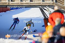 19.12.2019, Annecy-Le Grand Bornand, France (FRA): Event Feature: undefined athletes compete on the track -  IBU world cup biathlon, sprint men, Annecy-Le Grand Bornand (FRA). www.nordicfocus.com. © Manzoni/NordicFocus. Every downloaded picture is fee-liable.