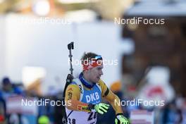 19.12.2019, Annecy-Le Grand Bornand, France (FRA): Johannes Kuehn (GER) -  IBU world cup biathlon, sprint men, Annecy-Le Grand Bornand (FRA). www.nordicfocus.com. © Manzoni/NordicFocus. Every downloaded picture is fee-liable.