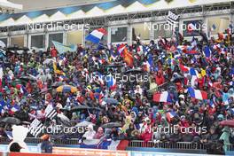 20.12.2019, Annecy-Le Grand Bornand, France (FRA): Event Feature: fans on the grand stand -  IBU world cup biathlon, sprint women, Annecy-Le Grand Bornand (FRA). www.nordicfocus.com. © Manzoni/NordicFocus. Every downloaded picture is fee-liable.