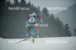 20.12.2019, Annecy-Le Grand Bornand, France (FRA): Caroline Colombo (FRA) -  IBU world cup biathlon, sprint women, Annecy-Le Grand Bornand (FRA). www.nordicfocus.com. © Thibaut/NordicFocus. Every downloaded picture is fee-liable.