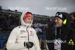 20.12.2019, Annecy-Le Grand Bornand, France (FRA): Denise Herrmann (GER), Michael Grossegger (AUT), (l-r) -  IBU world cup biathlon, sprint women, Annecy-Le Grand Bornand (FRA). www.nordicfocus.com. © Manzoni/NordicFocus. Every downloaded picture is fee-liable.