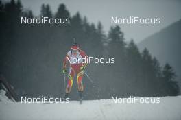 20.12.2019, Annecy-Le Grand Bornand, France (FRA): Fanqi Meng (CHN) -  IBU world cup biathlon, sprint women, Annecy-Le Grand Bornand (FRA). www.nordicfocus.com. © Thibaut/NordicFocus. Every downloaded picture is fee-liable.