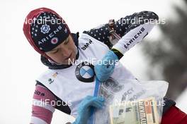 20.12.2019, Annecy-Le Grand Bornand, France (FRA): Clare Egan (USA) -  IBU world cup biathlon, sprint women, Annecy-Le Grand Bornand (FRA). www.nordicfocus.com. © Manzoni/NordicFocus. Every downloaded picture is fee-liable.
