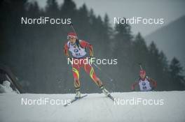 20.12.2019, Annecy-Le Grand Bornand, France (FRA): Jialin Tang (CHN) -  IBU world cup biathlon, sprint women, Annecy-Le Grand Bornand (FRA). www.nordicfocus.com. © Thibaut/NordicFocus. Every downloaded picture is fee-liable.