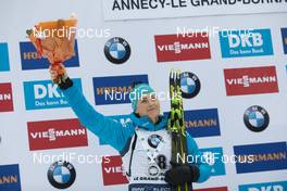 20.12.2019, Annecy-Le Grand Bornand, France (FRA): Justine Braisaz (FRA) -  IBU world cup biathlon, sprint women, Annecy-Le Grand Bornand (FRA). www.nordicfocus.com. © Manzoni/NordicFocus. Every downloaded picture is fee-liable.