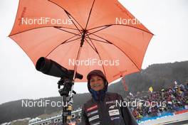 20.12.2019, Annecy-Le Grand Bornand, France (FRA): Anna Murinova (SVK), coach team Slovakia -  IBU world cup biathlon, sprint women, Annecy-Le Grand Bornand (FRA). www.nordicfocus.com. © Manzoni/NordicFocus. Every downloaded picture is fee-liable.