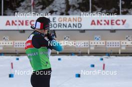 18.12.2019, Annecy-Le Grand Bornand, France (FRA): Quentin Fillon Maillet (FRA) -  IBU world cup biathlon, training, Annecy-Le Grand Bornand (FRA). www.nordicfocus.com. © Manzoni/NordicFocus. Every downloaded picture is fee-liable.