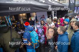 18.12.2019, Annecy-Le Grand Bornand, France (FRA):  -  IBU world cup biathlon, meet and greet for Salomon athletes, Annecy-Le Grand Bornand (FRA). www.nordicfocus.com. © Thibaut/NordicFocus. Every downloaded picture is fee-liable.