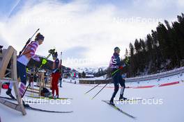 18.12.2019, Annecy-Le Grand Bornand, France (FRA): Emily Dreissigacker (USA), Clare Egan (USA), (l-r) -  IBU world cup biathlon, training, Annecy-Le Grand Bornand (FRA). www.nordicfocus.com. © Manzoni/NordicFocus. Every downloaded picture is fee-liable.