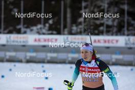 18.12.2019, Annecy-Le Grand Bornand, France (FRA): Caroline Colombo (FRA) -  IBU world cup biathlon, training, Annecy-Le Grand Bornand (FRA). www.nordicfocus.com. © Manzoni/NordicFocus. Every downloaded picture is fee-liable.