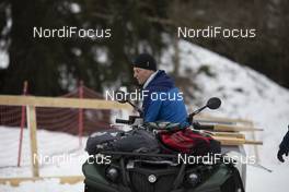 18.12.2019, Annecy-Le Grand Bornand, France (FRA): Event Feature: Infront technicians at work -  IBU world cup biathlon, training, Annecy-Le Grand Bornand (FRA). www.nordicfocus.com. © Manzoni/NordicFocus. Every downloaded picture is fee-liable.
