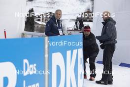 18.12.2019, Annecy-Le Grand Bornand, France (FRA): Event Feature: Infront Technicians at work -  IBU world cup biathlon, training, Annecy-Le Grand Bornand (FRA). www.nordicfocus.com. © Manzoni/NordicFocus. Every downloaded picture is fee-liable.