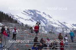 18.12.2019, Annecy-Le Grand Bornand, France (FRA): Event Feature: spectators on the grand stand -  IBU world cup biathlon, training, Annecy-Le Grand Bornand (FRA). www.nordicfocus.com. © Manzoni/NordicFocus. Every downloaded picture is fee-liable.