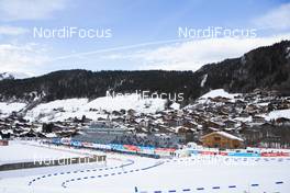 18.12.2019, Annecy-Le Grand Bornand, France (FRA): Event Feature: overview over the stadium - IBU world cup biathlon, training, Annecy-Le Grand Bornand (FRA). www.nordicfocus.com. © Manzoni/NordicFocus. Every downloaded picture is fee-liable.