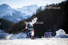 01.01.2019, Val Mustair, Switzerland (SUI): Heidi Weng (NOR) - FIS world cup cross-country, tour de ski, individual sprint, Val Mustair (SUI). www.nordicfocus.com. © Modica/NordicFocus. Every downloaded picture is fee-liable.