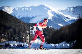 01.01.2019, Val Mustair, Switzerland (SUI): Maxim Vylegzhanin (RUS) - FIS world cup cross-country, tour de ski, individual sprint, Val Mustair (SUI). www.nordicfocus.com. © Modica/NordicFocus. Every downloaded picture is fee-liable.