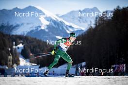 01.01.2019, Val Mustair, Switzerland (SUI): Maicol Rastelli (ITA) - FIS world cup cross-country, tour de ski, individual sprint, Val Mustair (SUI). www.nordicfocus.com. © Modica/NordicFocus. Every downloaded picture is fee-liable.
