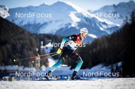 01.01.2019, Val Mustair, Switzerland (SUI): Renaud Jay (FRA) - FIS world cup cross-country, tour de ski, individual sprint, Val Mustair (SUI). www.nordicfocus.com. © Modica/NordicFocus. Every downloaded picture is fee-liable.