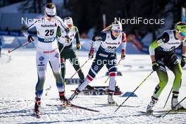 01.01.2019, Val Mustair, Switzerland (SUI): Ida Ingemarsdotter (SWE), Mari Eide (NOR), Anamarija Lampic (SLO), (l-r)  - FIS world cup cross-country, tour de ski, individual sprint, Val Mustair (SUI). www.nordicfocus.com. © Modica/NordicFocus. Every downloaded picture is fee-liable.
