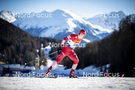 01.01.2019, Val Mustair, Switzerland (SUI): Alexander Bessmertnykh (RUS) - FIS world cup cross-country, tour de ski, individual sprint, Val Mustair (SUI). www.nordicfocus.com. © Modica/NordicFocus. Every downloaded picture is fee-liable.